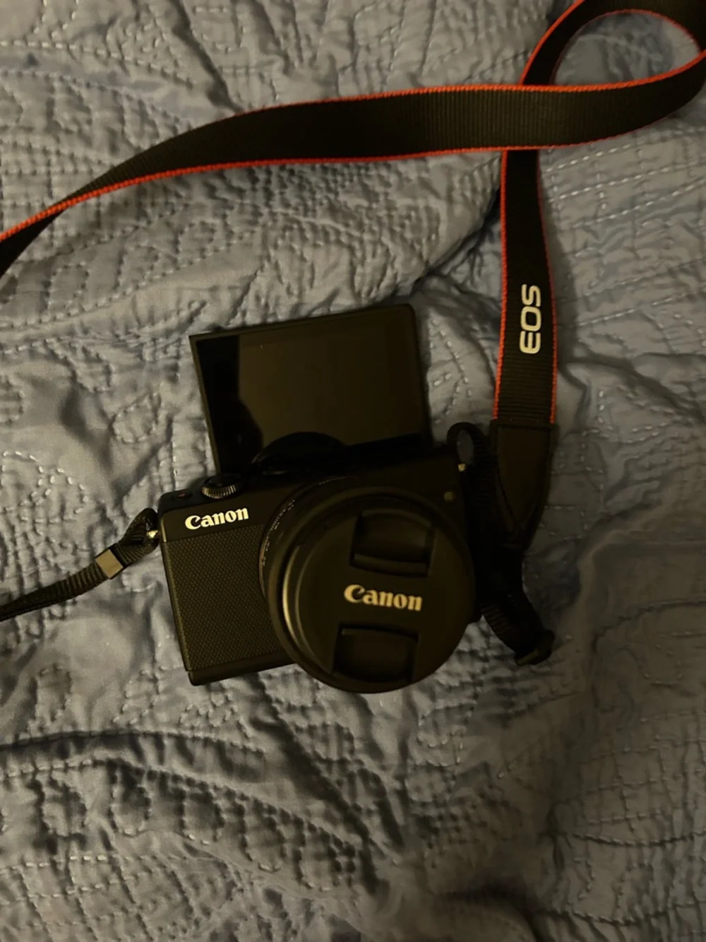 Canon EOS M100 Black and Silver Camera Kit